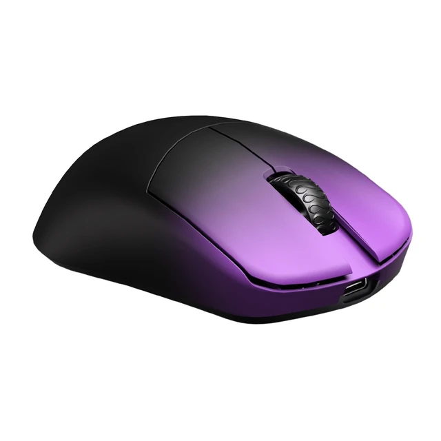 Alt view image 5 of 5 - Lamzu Maya X Wireless Gaming Mouse, Ultra Lightweight 47g, Optical Switch, Maximum 30000 DPI, Symmetrical, MCU Nordic 52840, PAW3950 Sensor, for Medium & Large Hand Users(Larger Maya) (Purple)