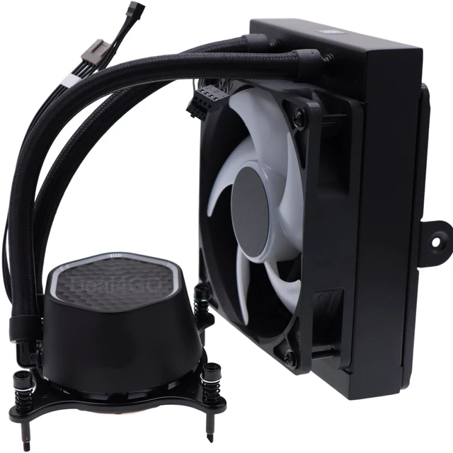 Alt view image 4 of 5 - Deal4GO 105W 120mm Cryo-Tech RGB CPU Liquid Cooling Fan Cooler FFD35 0FFD35 Replacement for Dell Alienware Aurora R14 R13