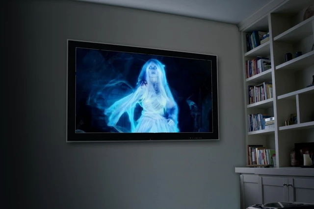 Alt view image 2 of 5 - AtmosFX Ghostly Jump Scares Digital Decoration on USB Includes 8 Atmosfx Video Effects for Hallloween
