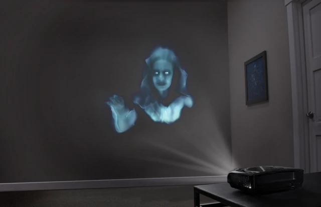 Alt view image 3 of 5 - AtmosFX Ghostly Jump Scares Digital Decoration on USB Includes 8 Atmosfx Video Effects for Hallloween