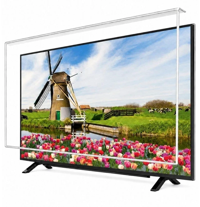 Main image of 50" TV Screen Protector Crystal Clear Clarity for Most TVs - TV Screen Protector Firm - Fits OLED, QLED, LED, and LCD and Most TVs - TV Screen Protection Shield for 50 inch TV