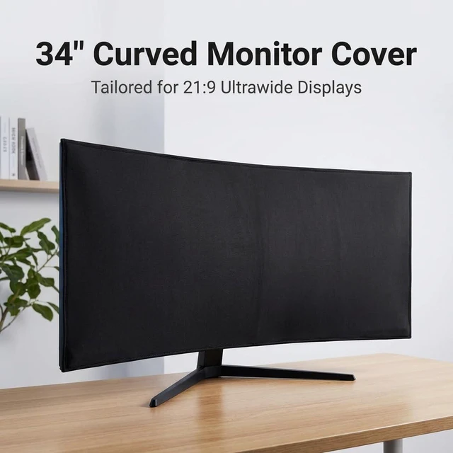 Alt view image 2 of 5 - 34 Inch Curved Monitor Cover for Alienware Samsung LG ASUS Gigabyte