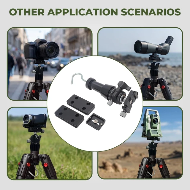 Alt view image 4 of 5 - Ball Head Conversion Kit for BOG DeathGrip Tripod, 38mm Ball Head, ARCA