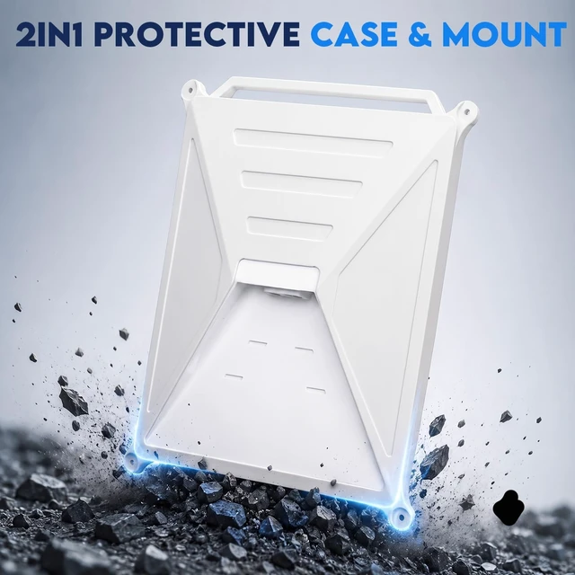 Alt view image 3 of 5 - Suction Cup Car Mount, Silicone Protective Case for Starlink Mini Camping
