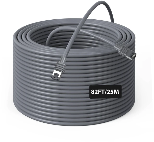 Main image of Starlink Cable 82FT/25M,Long Waterproof Replacement Ethernet Cord for Starlink MINI,Starlink Extension GEN 3 Cable Internet Kit,Outdoor CAT6 Cord for Starlink 4/4X/V3/V4/V5 Accessories,UV Resistant