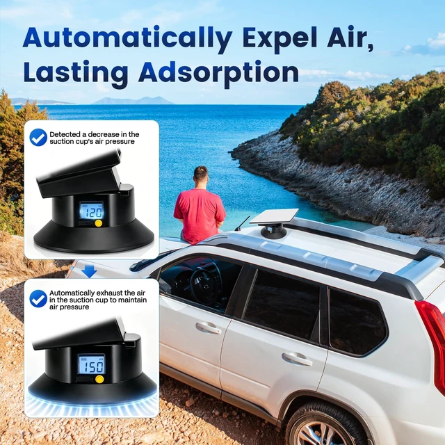 Alt view image 5 of 5 - Starlink Mini Mount, Electric Suction Cup Mount for Vehicle Roof