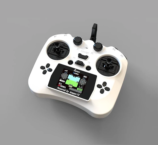 Alt view image 3 of 5 - FANCYWING Jumper Smart - Compact Remote Controller with Color Screen, Built-In ELRS Radio, Hall Sensor Gimbals, Grey