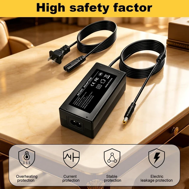 Alt view image 4 of 5 - Power Adapter for Brady M210 Handheld Label Maker Battery