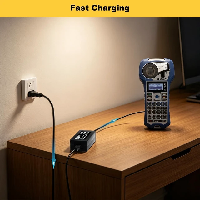 Alt view image 5 of 5 - Power Adapter for Brady M210 Handheld Label Maker Battery