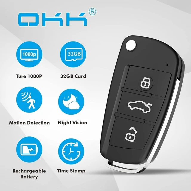 Alt view image 2 of 5 - Mini Camera with 32GB Card, Small Camera with DVR, Automatic File Saving