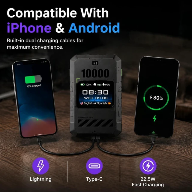 Alt view image 5 of 5 - AI Language Translator Earbuds, Real-Time Voice Translation in 145 Languages, Bluetooth Wireless Translator Device for Travel, Business Meetings, Study & International Communication
