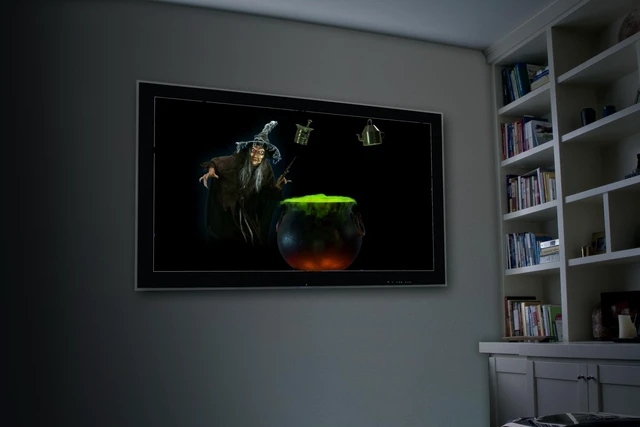 Alt view image 4 of 5 - AtmosFX Halloween Hollusion Digital Decoration on USB Includes 8 Atmosfx Video Effects for Hallloween