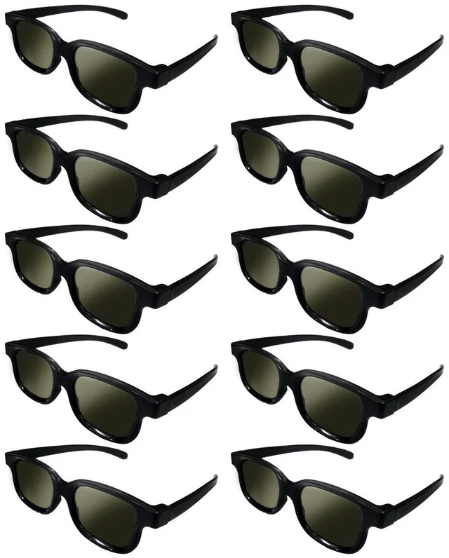 Main image of Lot of 10x RealD Technology 3D Polarized Glasses for TV/Movies/Cinema/HD