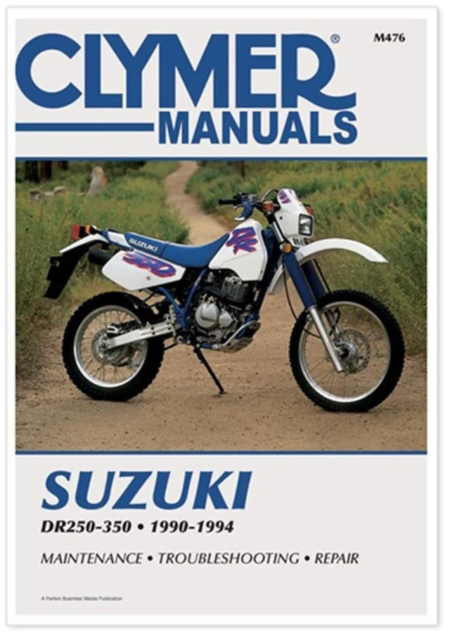 Main image of Clymer Suzuki DR250-350 1990-1994: Maintenance Troubleshooting Repair (Clymer Motorcycle Repair Manual)
