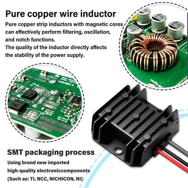 Alt view image 4 of 5 - Starlink Mini Power Supply Starlink Mini 12V Adapter 12V/24V to 30V 3.5A