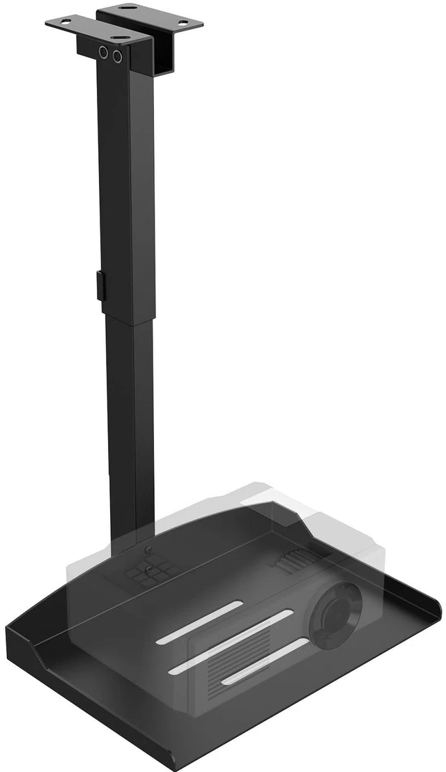 Main image of Adjustable Height Projector Ceiling Mount for Home Theater Or Office(Black)