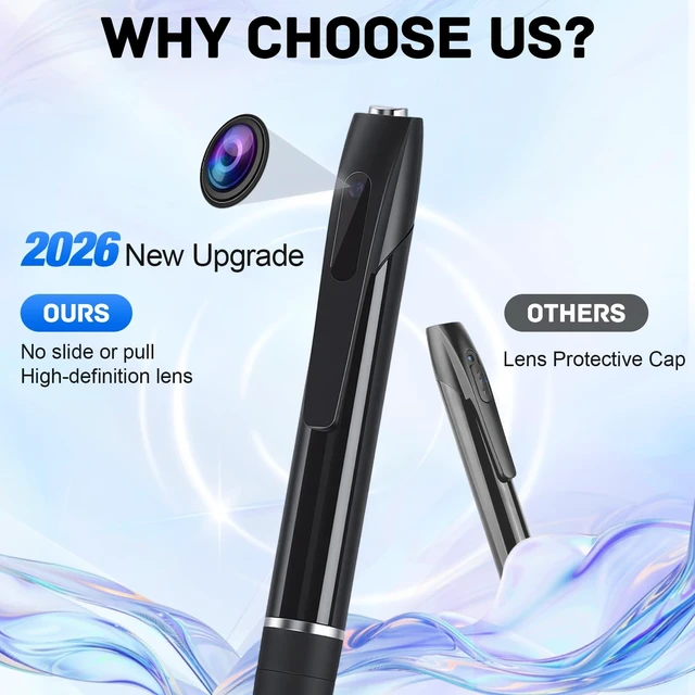 Alt view image 2 of 5 - xooccdieo Mini Spy Pen Camera, 1080P Full HD Video Recorder for Home & Nanny Use, Long Battery Life, Easy One-Button Operation (2026 Upgrade)