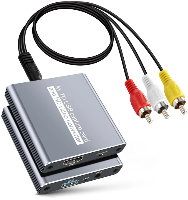 Main image of VHS to Digital Capture Card, USB 1080P Video Capture Card for VCR Hi8 DVD