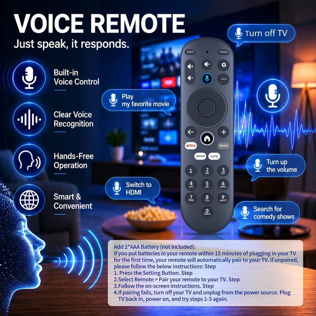Alt view image 3 of 5 - Replacement Remote Control for Xumo TV E500AC43C, E500AC50C, E500AC55C