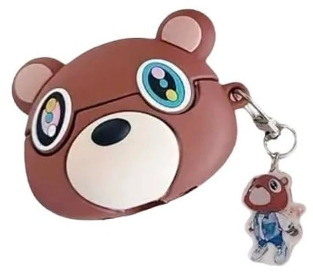 Main image of Kanye Graduation Bear Earphone Case Compatible with Apple AirPods Charging Case Cover Keychain (AirPod Pro/Pro2)