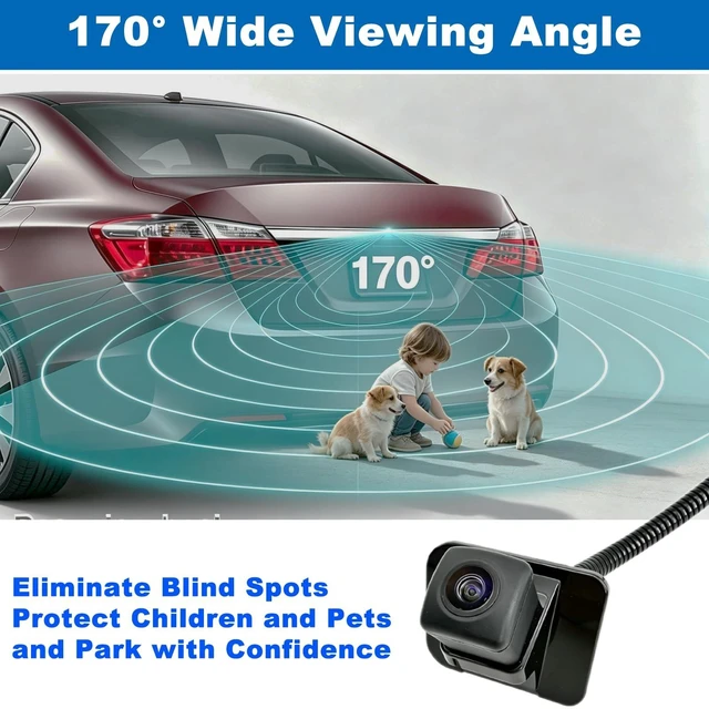 Alt view image 4 of 5 - Rear View Backup Camera for 2014 2015 2016 2017 Honda Accord Sedan EX-L