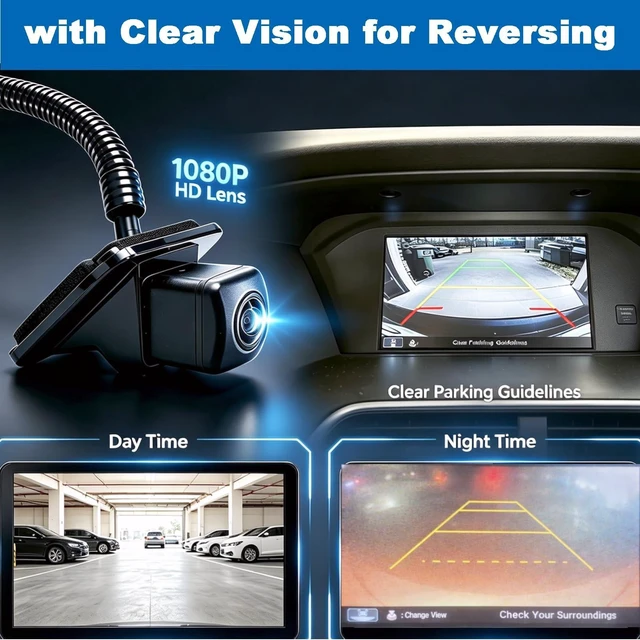 Alt view image 5 of 5 - Rear View Backup Camera for 2014 2015 2016 2017 Honda Accord Sedan EX-L