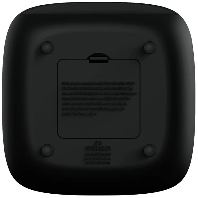 Alt view image 4 of 5 - WELLUR - Stereo Sound White Noise and Natural Sound Sleep Machine with Relaxing Spa Music. Dual Build in Speakers & 3.5mm Headphone Jack, with Timer Option and USB 2.1A Port. Adapter Included (Black)