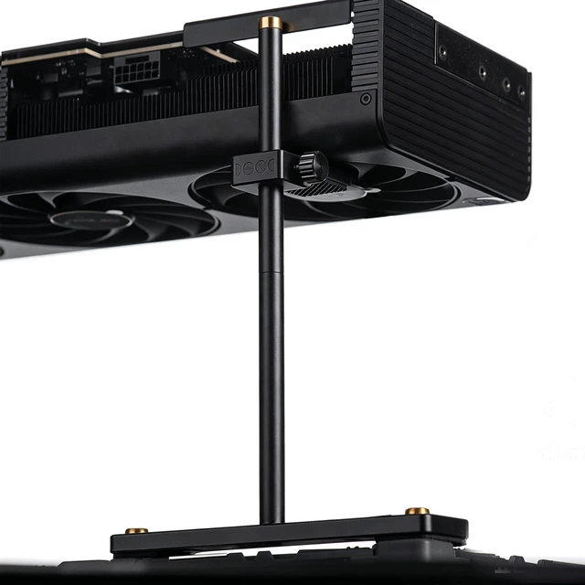 Main image of MultiFunctional CNC Aluminum GPU AntiSag Bracket for 120mm Fan Mount