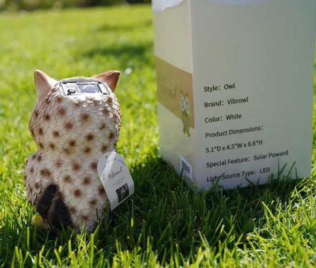 Alt view image 5 of 5 - Owl Solar Garden lights Outdoor Yard Landscape