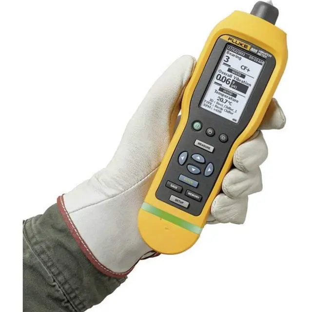 Alt view image 3 of 6 - Fluke 805 Vibration Meter with Large Resolution Screen 1000 Hz Frequency USB 2.0