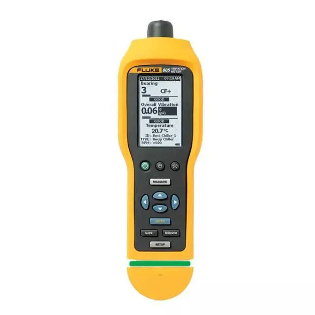Alt view image 6 of 6 - Fluke 805 Vibration Meter with Large Resolution Screen 1000 Hz Frequency USB 2.0