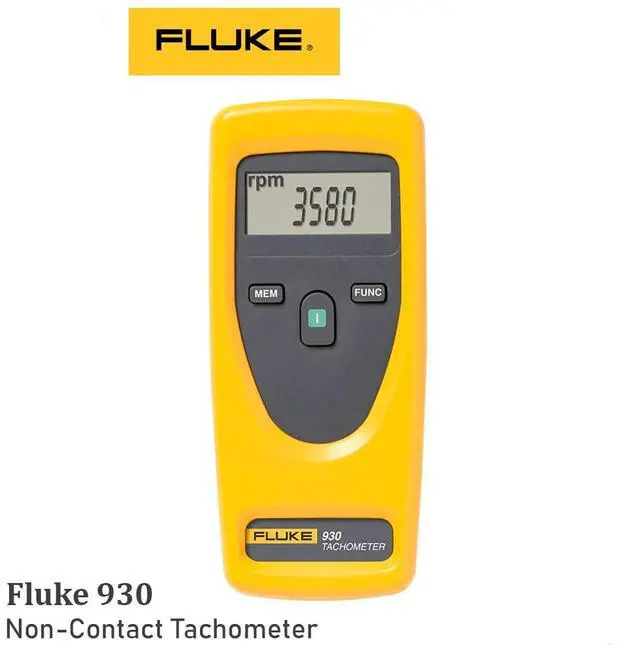 Main image of Fluke 930 Non-Contact Tachometer 1 To 99999 revolution/minute 6-digit backlight