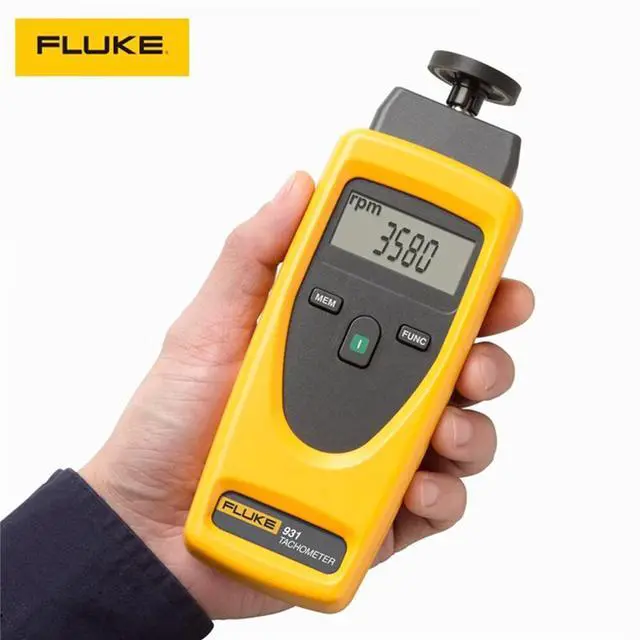 Alt view image 2 of 7 - Fluke 930 Non-Contact Tachometer 1 To 99999 revolution/minute 6-digit backlight