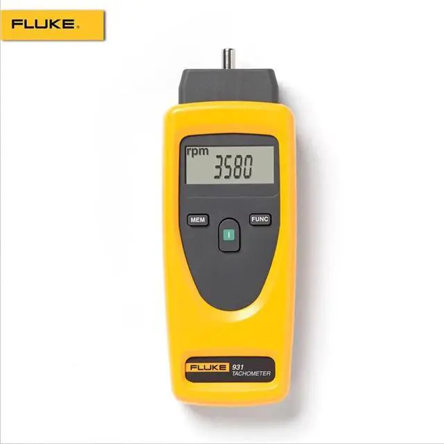 Alt view image 4 of 7 - Fluke 930 Non-Contact Tachometer 1 To 99999 revolution/minute 6-digit backlight