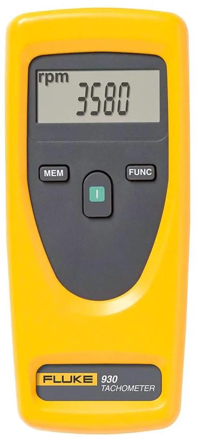 Alt view image 6 of 7 - Fluke 930 Non-Contact Tachometer 1 To 99999 revolution/minute 6-digit backlight