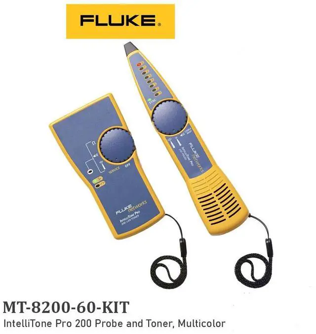 Fluke Multicolor MT-8200-60-KIT Network Cable Tester Finder with Probe and Toner