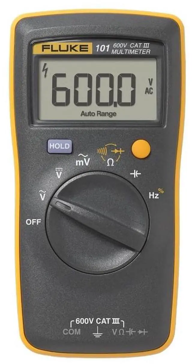Alt view image 2 of 6 - Fluke 101 Digital Multimeter Voltmeter AC DC Voltage DC Current Multi Tester