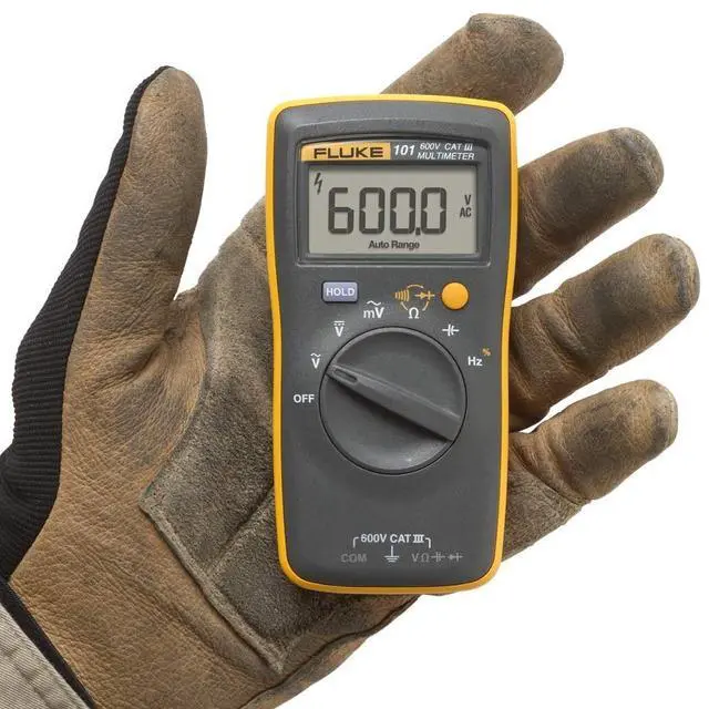 Alt view image 4 of 6 - Fluke 101 Digital Multimeter Voltmeter AC DC Voltage DC Current Multi Tester