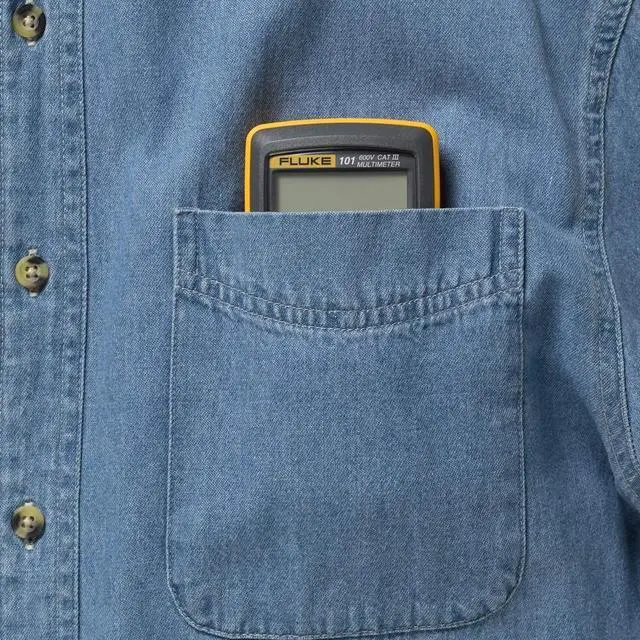 Alt view image 5 of 6 - Fluke 101 Digital Multimeter Voltmeter AC DC Voltage DC Current Multi Tester