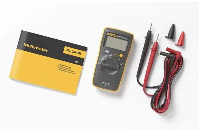 Alt view image 6 of 6 - Fluke 101 Digital Multimeter Voltmeter AC DC Voltage DC Current Multi Tester