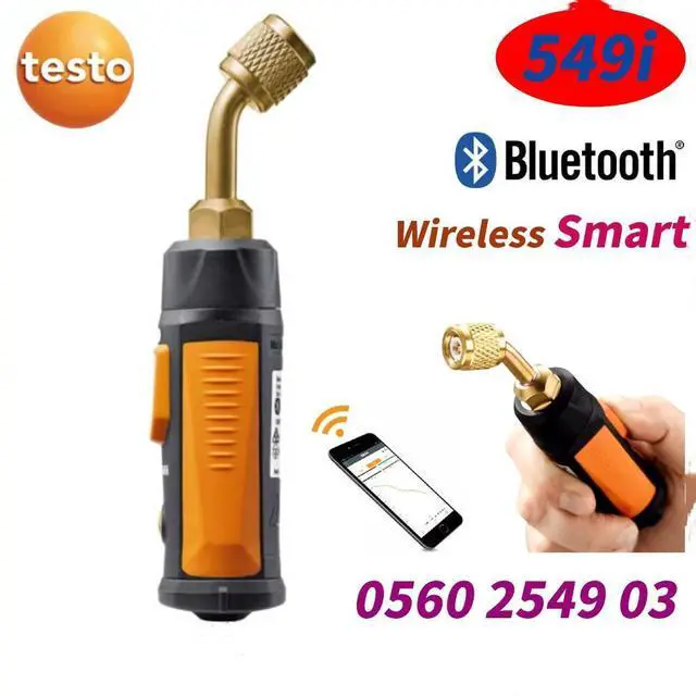 Main image of Testo 549i Gauge High-Pressure Bluetooth Refrigeration and Heating System