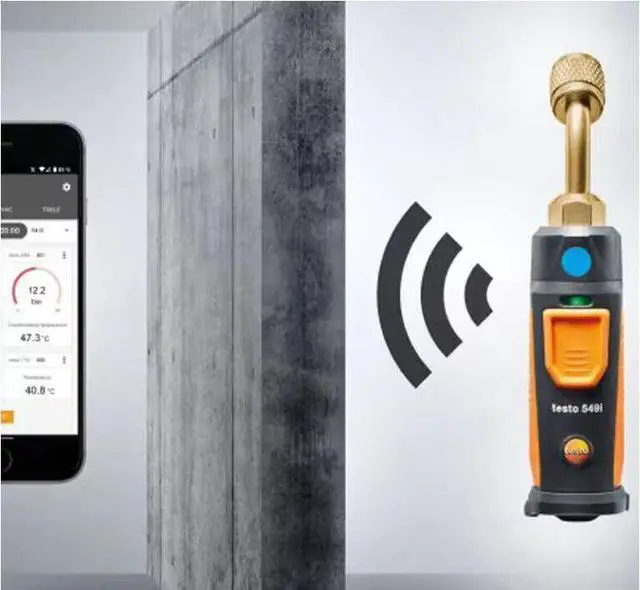 Alt view image 4 of 7 - Testo 549i Gauge High-Pressure Bluetooth Refrigeration and Heating System