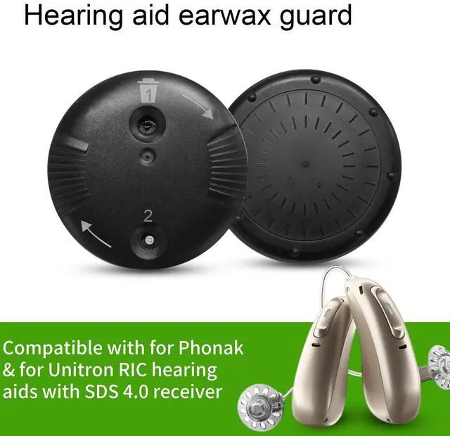 Alt view image 5 of 7 - 4 Pack/32pcs Wax Guard Filters For Phonak Marvel For Audeo Paradise Hearing Aid(Compatible with Phonak Hearing Aid Filters)