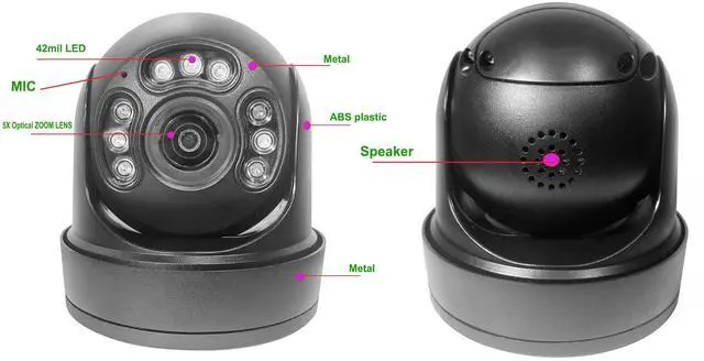 Alt view image 7 of 7 - Hi Compatible 30X Zoom 4K 8MP Wifi POE Auto Tracking P2P PTZ IR IP Camera