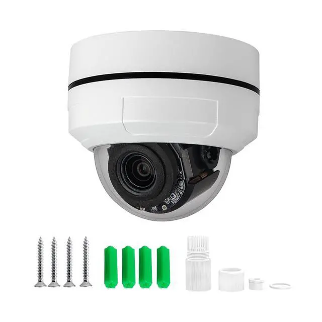 Alt view image 4 of 7 - 5x Zoom 8MP 4K 2.5-inch PTZ POE IP Speed Dome Camera Two-Way Audio IP66 H.265+