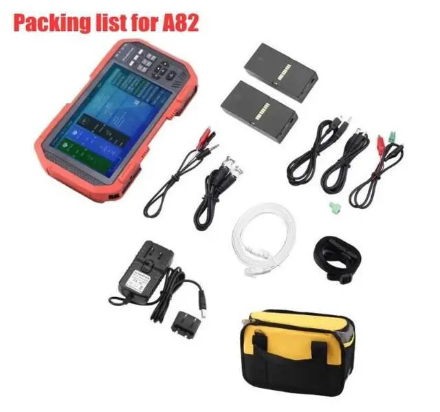 Alt view image 6 of 7 - 7 Inch Screen H.265 4K HD IP CCTV Tester Monitor AHD CVI TVI CVBS Camera Test DT-A82