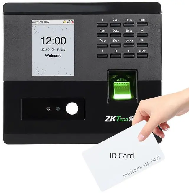 Main image of ZKTeco nFace102-S TCP/IP Time Clocks for Employees Small Business with Face nFace102+ID