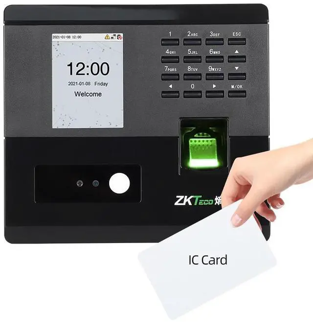 Main image of ZKTeco nFace102-S TCP/IP Time Clocks for Employees Small Business with Face nFace102+IC