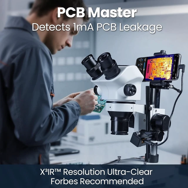 Alt view image 2 of 7 - Thermal Master P3 Thermal Imager USB-C Thermal Imaging Camera PCB Inspection-
