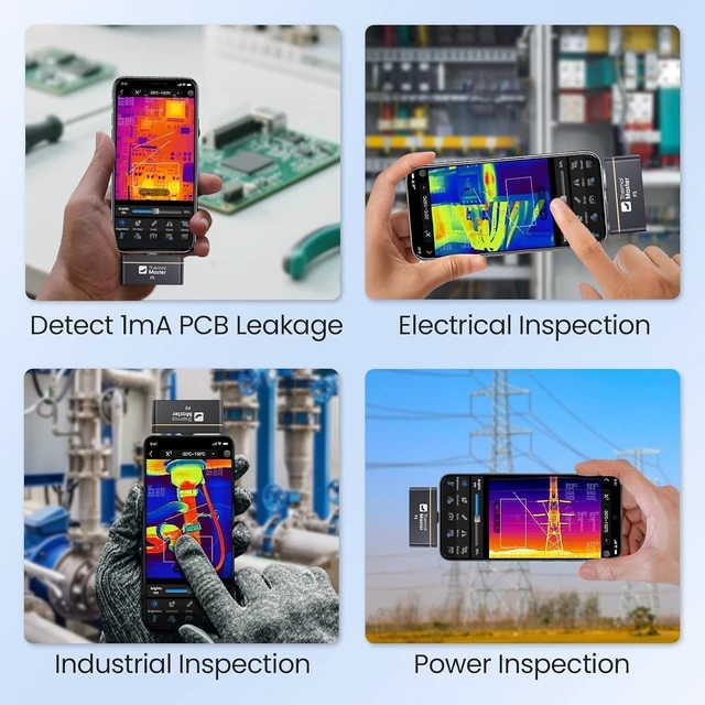 Alt view image 6 of 7 - Thermal Master P3 PCB Thermal Camera 512×384 X³ IR 15X Zoom For Android & iOS-